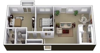 $1250 - Seeking Female Roommate to share 2BR/2BA apartment 1