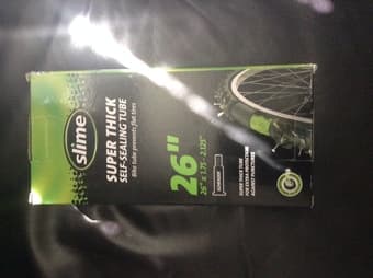 26" Bike Self-Sealing Tube (Slime, Schrade Valve) *NEW* - $6 1