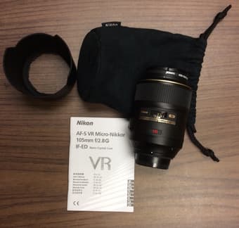 Nikon AF-S VR Micro-Nikkor 105mm f/2.8G IF-ED Lens - $650 1