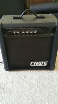 Crate gx-15 guitar amp - 15 watt - 8" $20 obo 1