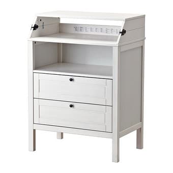 IKEA Changing Table/Chest, White, Model Name SUNDVIK ($119) 2