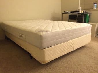Moving sale - Full size bed+mattress; Ikea sofa 3