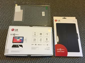 LG G PAD 10.1 tablet LGV700 (NEW) with case + screen protector ($170) 2