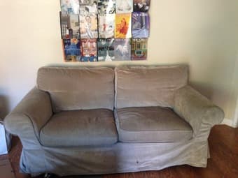 IKEA Ektorp couch (2-seater, dorm/apartment sized)-- $175 1