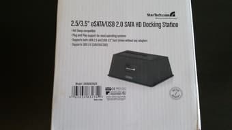 2.5/3.5" eSATA/USB 2.0 SATA HD Docking station $10 1