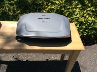 George Foreman large indoor grill $50 1