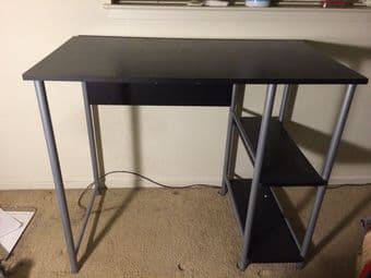 desk, side table, humidifier 1