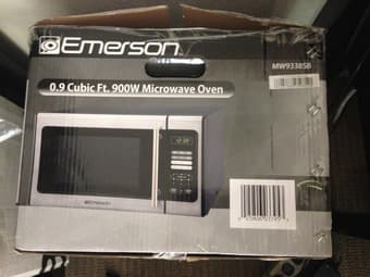 Barely-used Emerson microwave $35 1