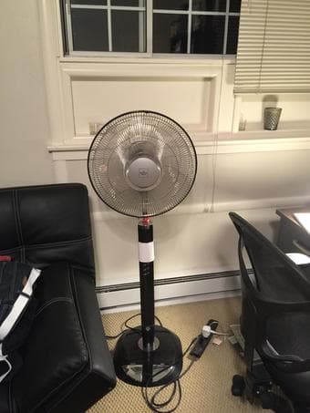 Fan with remote $30 must go tomorrow 1