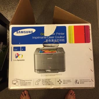 Used Samsung Color Laser Printer CLP-325W $50 2