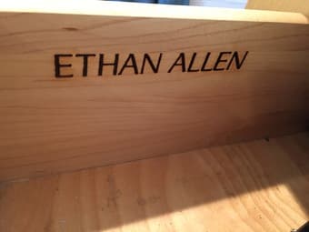 Ethan Allen Solid Wood Dressers - $50 2