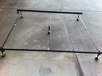 Queen size metal bed frame for sale $25 1