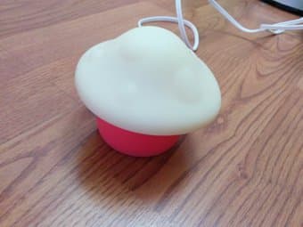 Cute mushroom night guiding light for homes 2