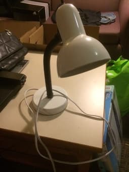 shoe rack, digital glass scale, desk lamps 3