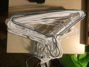 clothes hangers, jewelry box, training hand grip, etc 1