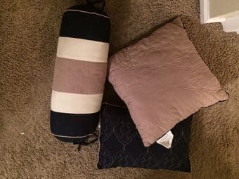 Brita Water Filter-$10 Camera Tripod-$15 Pillows-$3 each or $7 for all 3
