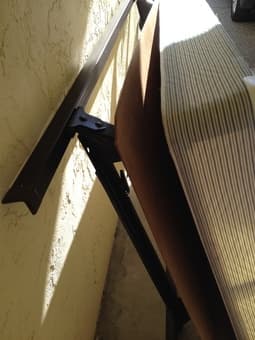 Twin size bed frame and box spring $10 1