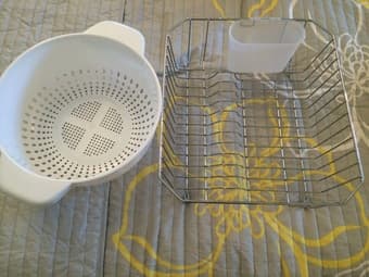 Food container and Spaghetti Strainer $7 each 2