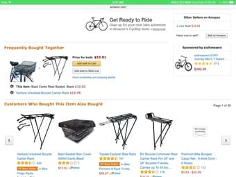 Bike Back Rear And Basket for sale $30 2