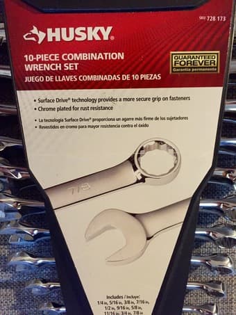SAE Universal Wrench Set (10-Piece)--$10 2