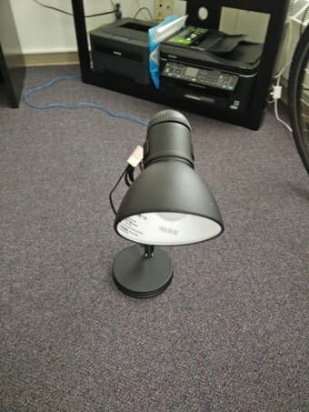 Table lamp with cfl bulb - $12 obo 1