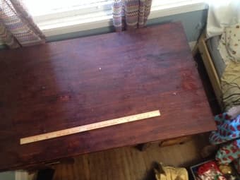 Beautiful, large work desk from 1953 100$ OBO 2
