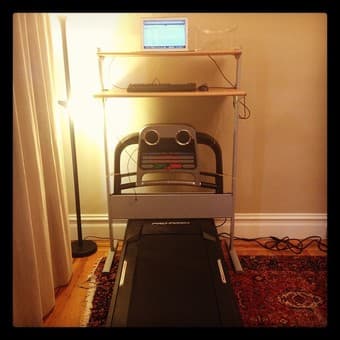 Treadmill desk $250 1