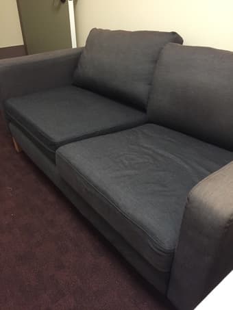 Denim Blue Ikea Love Seat - $140 OBO 1