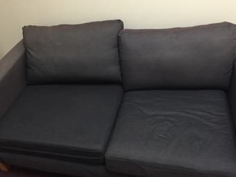Denim Blue Ikea Love Seat - $140 OBO 2