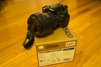 Nikon D5100 camera body (and/or) 18-200mm Nikkor VRII lens - $400 2