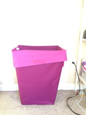 Xing's Moving Sale-Laundry basket-$5 1