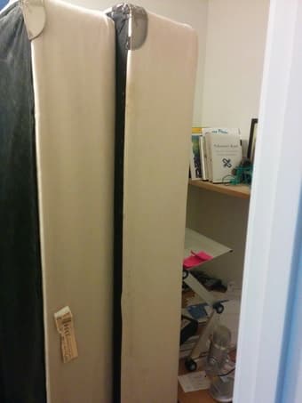 King sized mattress and box springs $100 3