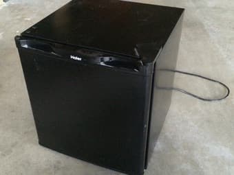 $50 Compact Fridge - Haier 1.7 Cu. Ft. - Black 1