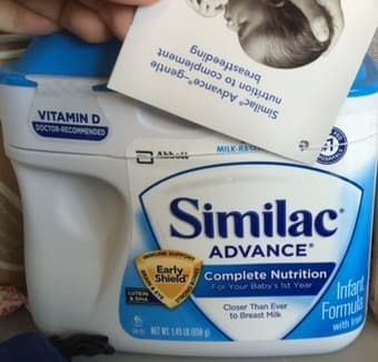 similac advance complete nutrition 1.45lb - $10 1