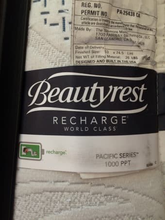 Queen Mattress - Simmons Beautyrest Pacific 1000 series - $400 obo 2