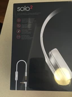 Beats by Dr. Dre Solo2 Headband Headphones - Gloss White $160 1