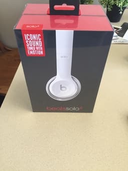Beats by Dr. Dre Solo2 Headband Headphones - Gloss White $160 3