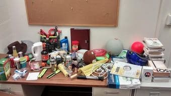 Free and cheap stuff must go today (Cubberly Education building) 1