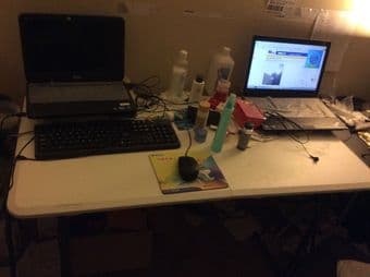 Long portable table for sale- $15 1