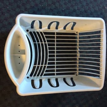 dish holder $5  clothes basket $5 or $8 for two 1
