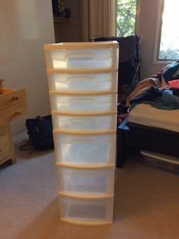 Sterilite 7-drawer Cart / Storage Container - $25 1