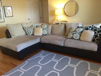 2-Piece Sectional with Chaise for Sale - $400 1