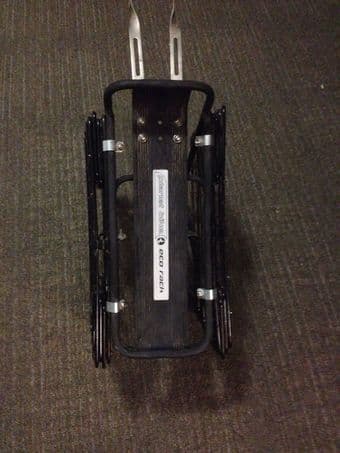 $50 Excellent Condition Bike Rack with 2 Folding Baskets 1