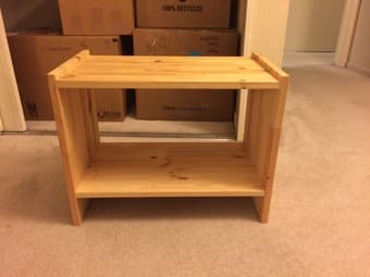 Moving sale! Shoe rack, lamps, plastic storage, cabinet 1