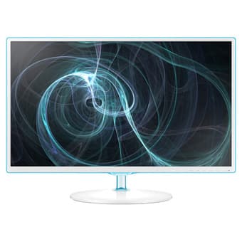 Samsung Simple LED 27" Monitor White w/ blue finish S27D360 --$220 1