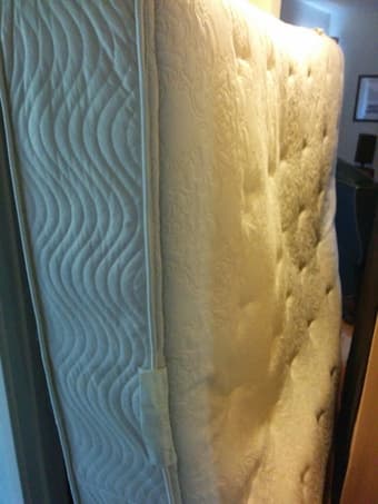 King sized mattress and box springs $75 1