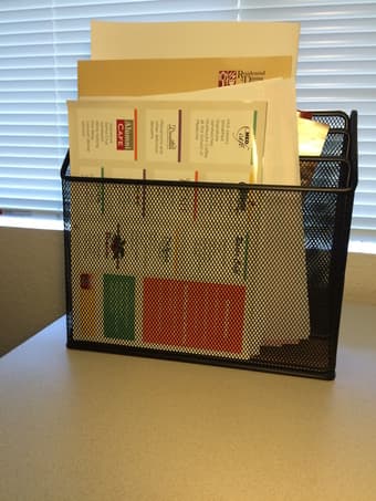 three-tier desk organizer $8 桌上文件整理架$8 2