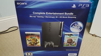 PS3 Slim 160GB + 5 Games - $200 1