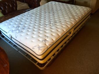 Full Size Mattress + Bed Frame 1