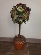 Plant - Artificial Rose Topiary ($6) 1
